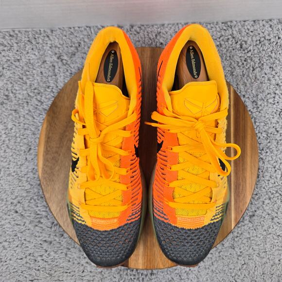 Nike Mens 11.5 Kobe 10 Elite Chester Orange Athletic Basketball Shoe 747212-818 - Picture 5 of 12